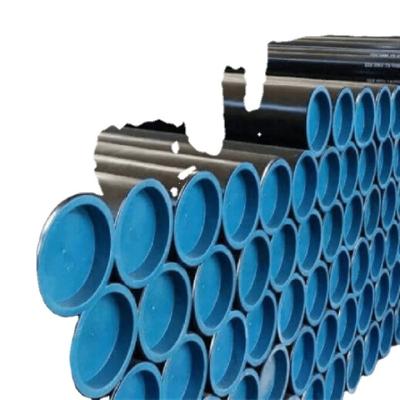 China Oil Pipe API 5L Black Paint Round Seamless Steel Pipe With Bevel End for sale