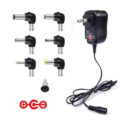 China Multi Camera 12W Charger 12V9V7.5V6V5V4.5V3V With Six DC Tips For LED Light /Home Appliance for sale