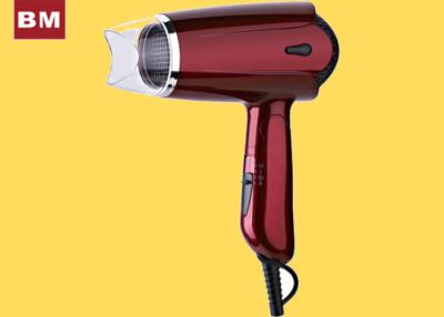 China Fashionable Small Ionic Travel Hair Dryer With Hanging Loop ABS & PC Material for sale