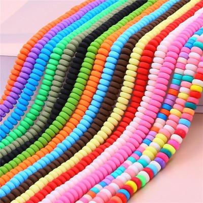 China Jewelry Making 7mm Charm Polymer Clay Loose Spacer Beads For Handmade DIY Bracelet Necklace Accessories Supplier beads for bracelet making for sale