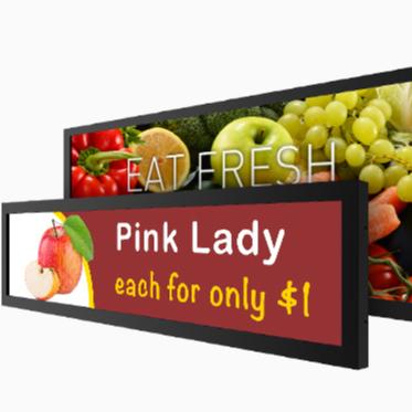 China Wholesale indoor all in one bar lcd display advertising lcd stretched vcr for restaurant for sale