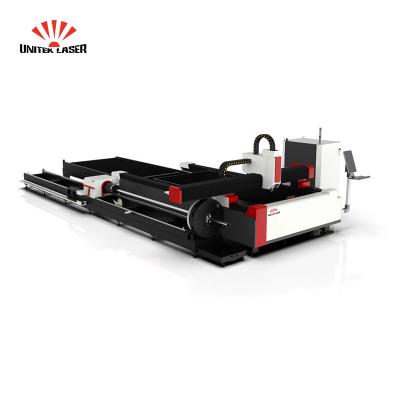 China 1kw-12kw Water Cooled Tube Laser Cut Laser Tube Cutting Machine CNC Laser Cutter With Pipe For Metal Plate And Tube Manufacturer Direct Sale for sale