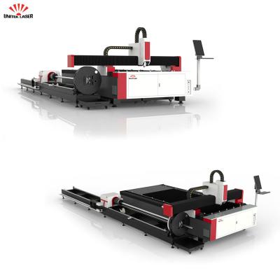 China 2000W 3000W 6000W 12000W 3015 Fiber Laser Cutting Machine Water Cooled Sheet Metal And Tube for sale