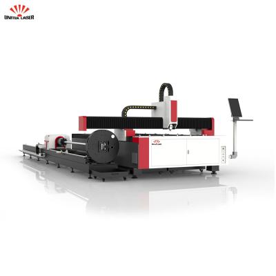 China 1000W 1500W 3000W 3015 Fiber Laser Cutting Machine Water Cooled Sheet Metal And Tube for sale