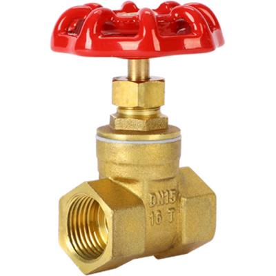 China Factory Price Chinese Professional Manufacturer Brass Material Sluice Brass Gate Valves for sale