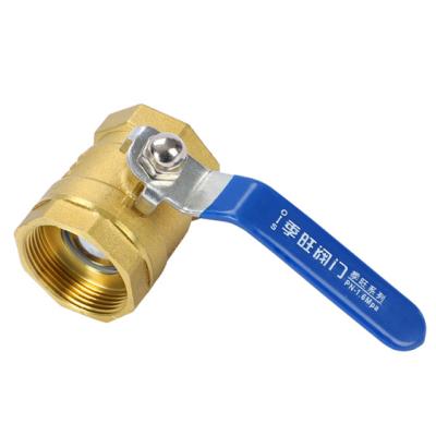 China Hot Sale Brass Material Finely Processed Trunnion Mounted Brass High Pressure Ball Valve for sale