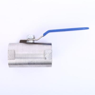 China Stainless Steel Material Factory Wholesale Price Finely Processed Stainless Steel Threaded Connecting Ball Valve for sale