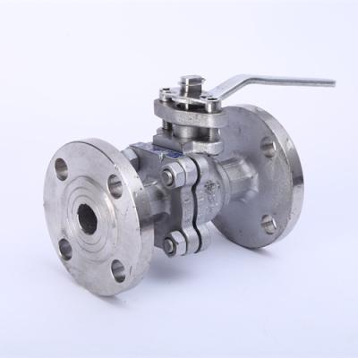 China 304 professional stainless steel flanged ball valve exceptional cheap price 304 stainless steel quality material for sale