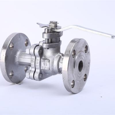 China 304 stainless steel material made in china manufacturer professional 304 stainless steel flanged end ball valve for sale