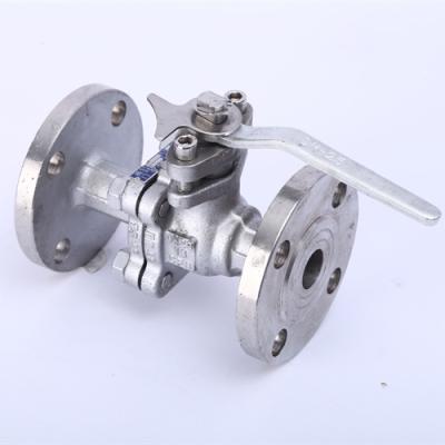 China 304 stainless steel hardware wholesale cheap price double 304 stainless steel manual flanged ball valve for sale