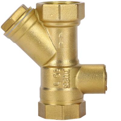 China Low price water inlet filter control valve brass material cross main lock filter for sale for sale