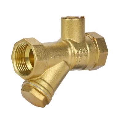 China Factory wholesale price brass material multifunctional filter control valve cross main lock filter for sale