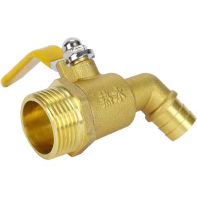 China Wholesale Price Brass Material Brass Water Factory Faucet Ball Valve Ball Hot Water Drinking Spout for sale