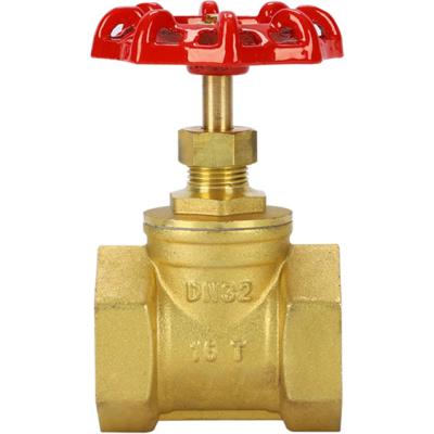 China Brass Material Online Wholesale Finely Processed Normal Temperature Brass Ball Valve for sale