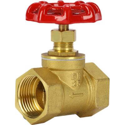 China Brass Material Manufacturer Supply Normal Temperature Manual Brass Ball Valve For Water for sale