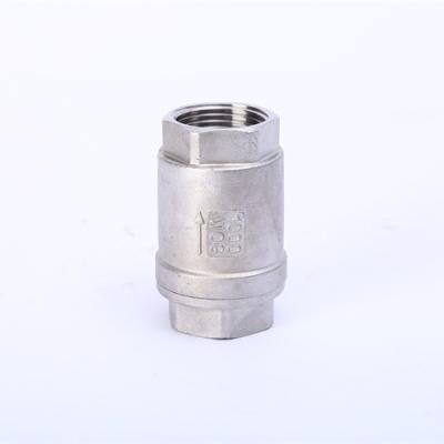 China 304 Stainless Steel Hardware China Supplier Thread 304 Stainless Steel Multifunction Vertical Type Check Valve for sale