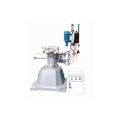 China Original building material stores hot sale blue steel and iron made TG200B glass shape edging machine for sale