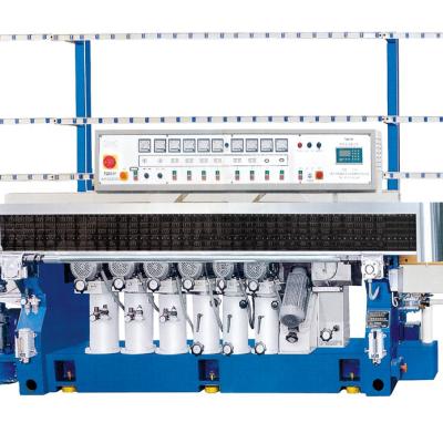 China Garment Shops 9 Motor Straight Line Glass Edging Machine Factory Price for sale