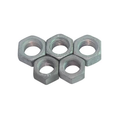 China DIN Standard Heavy Industry Grade 8.8 Carbon Steel Hot Dip Galvanized Hex Nut for sale