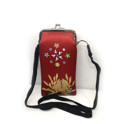 China Various Types JSMART Metal Frame Photo Bag Mobile Phone Digital Printing Bag With Chain for sale