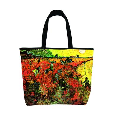 China Various Types Digital Printing Microfiber Handbag Sublimation Custom Printed for sale