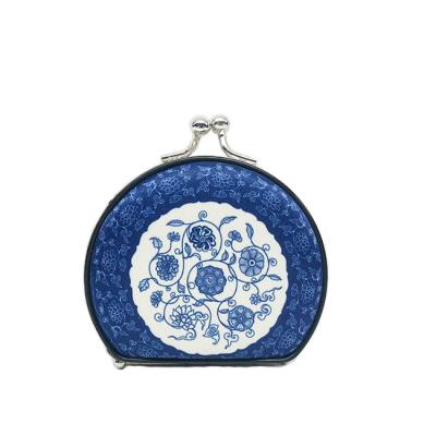 China Customized Pocket Mirror Museum Memorabilia Gift Mirror Compact Pocket Cosmetic Mirror Printing Artwork for sale