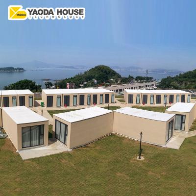 China Fast Modular Prefab Container Hotel Fast Modular Metal House Flat Pack Container Building Construction Hotel Price Luxury Room for sale