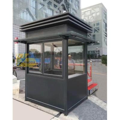 China Good Quality Prefab Square Shape House Guard Sandwich Panel Office Kiosk for sale