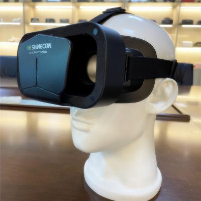 China ABS+Leather VR SHINECON Christmas Party Gift 2021new 7 Inch Smartphone VR Glasses For Enjoy Immersive 3D Experience for sale