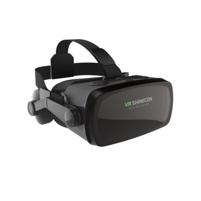 China Media Order Custom Virtual Reality Google Cardboard Vr Glasses With Headphones for sale