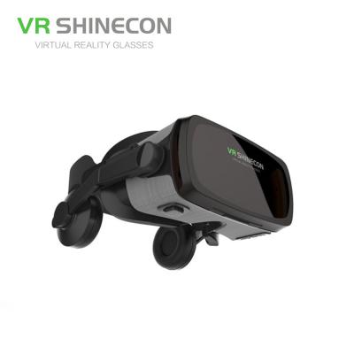 China Custom media control free sample vr glass 3d vision vr glasses carton vr headset new à venda