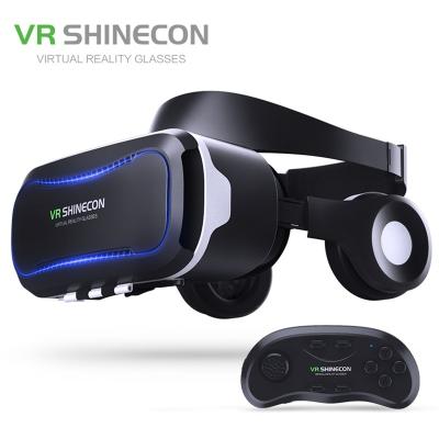 China Resin vr shinecon fashion design vr headsets with earphone and remote for mobile phone zu verkaufen