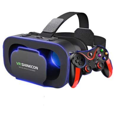 China Resin Adapt to Larger Screen Smartphone Upgraded Three-Dimensional 3D VR Glasses with Game Controller Te koop