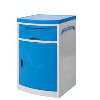 China Traditional Medical Hospital Furniture ABS Bedside Closet Hospital Plastic Cabinet for sale