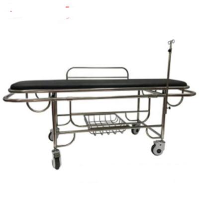 China Emergency Rescue Stainless Steel Ambulance Emergency Transport Patient Stretcher Medical Stretcher Car for sale