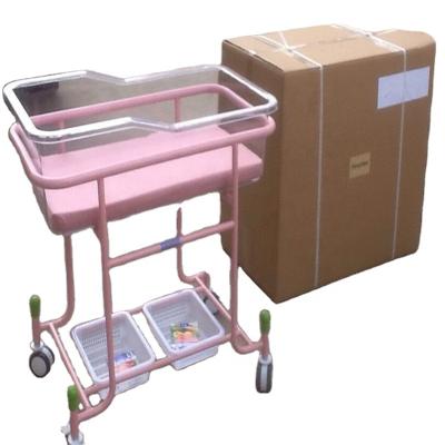 China Ward Cheap Hospital Bed Infant Bedside Crib Infant Acrylic Metal Baby Crib With Good Quality for sale