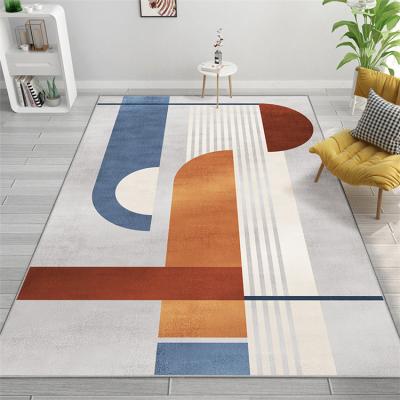 China Washable Simple Lightweight Luxury Carpet Supplier Blanket Floor Living Room Soft Carpet for sale