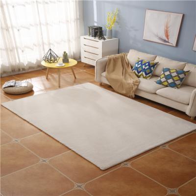 China Home Comfortable 100% Polyester Soft Blanket Non-slip Pad Luxury Carpet For Living Room for sale