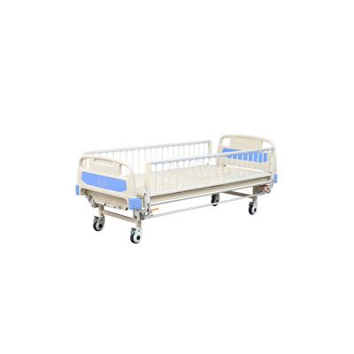 China Manual easy operate 2 functions high quality medical manual factory cheap sale double crank hospital bed for sale