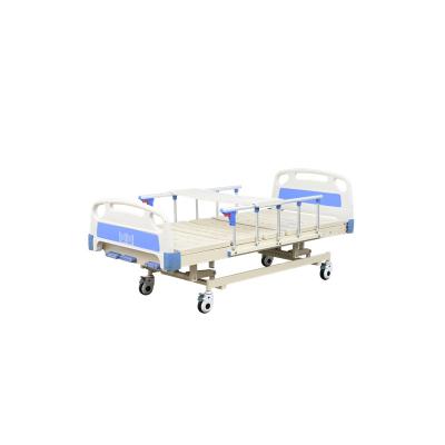 China Manual Easy Operate Manufacturer Directly Supply 3 Cranks Manual Patient Medical Bed For Hospital for sale