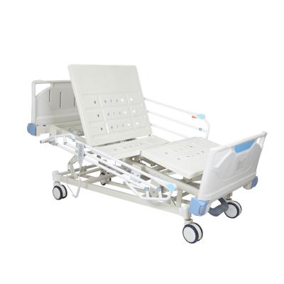 China Manual Easy Operate Luxury Nursing Icu Medical Cpr Bed 5 Function Electric Hospital Bed For Patient for sale