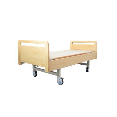 China Manual Easy Operate Cheap Price 3 Functions Medical Furniture Electric Hospital Bed , Wooden Home Care Three Main Functions Nursing Medical Bed for sale