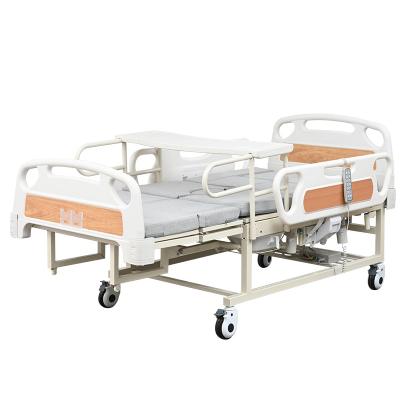 China Manual Easy Operate Medical 5 Functions Paralyzed Icu Patient Electric Single Hospital Bed With Remote Control for sale