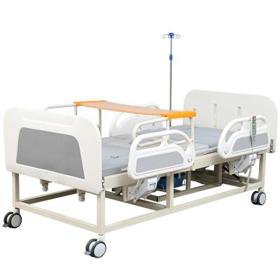 China Manual Easy Operate Manufacturer Direct Sale Bedpan Electric Nursing Bed Flat Hospital Bed With Toliet for sale