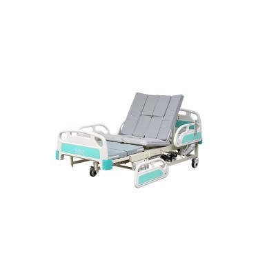 China Manual Easy Operate Hospital Hardware,Furniture and Facilities Medical Metal Hospital Bed Multifunctional Electric Nursing Bed for Elderly for sale