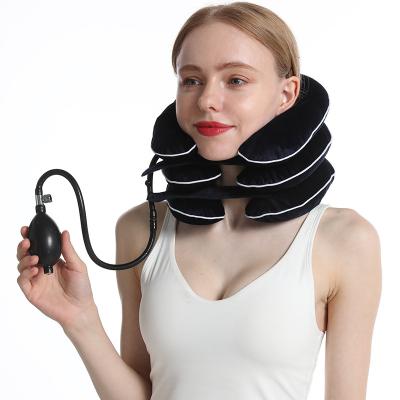 China Amazon Hot Selling Convenient Traction Neck Traction Massager Inflatable Cervical Pain Relief for sale