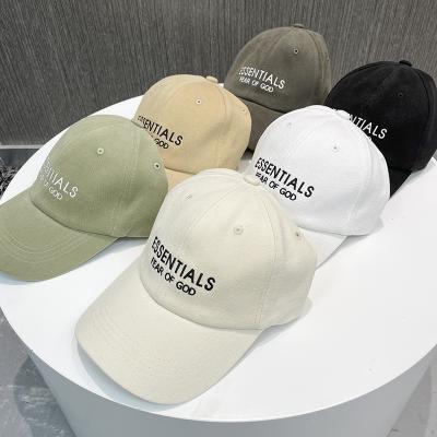 China Top Hat BASICS FOG Sports Peaked High Street COMMON Two Line Soft Baseball Cap Tidee Caps Adults Unisex Hotsale Single Savage Hat for sale