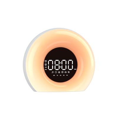 China CREATIVE customized sunset simulation clocks alarm clock that imitates sunrise wake up light for sale