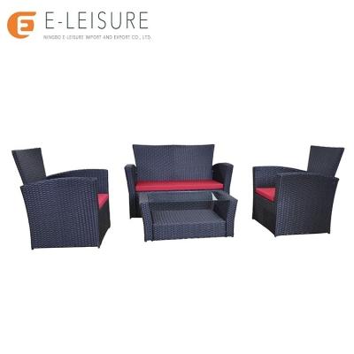 China Modern Leisure Furniture Outdoor Wicker Rattan Sofa Garden Furniture Sofa Set for sale