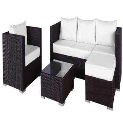 China 6pcs Modern Corner Sofa Sets Outdoor Garden Sets Rattan Furniture for sale